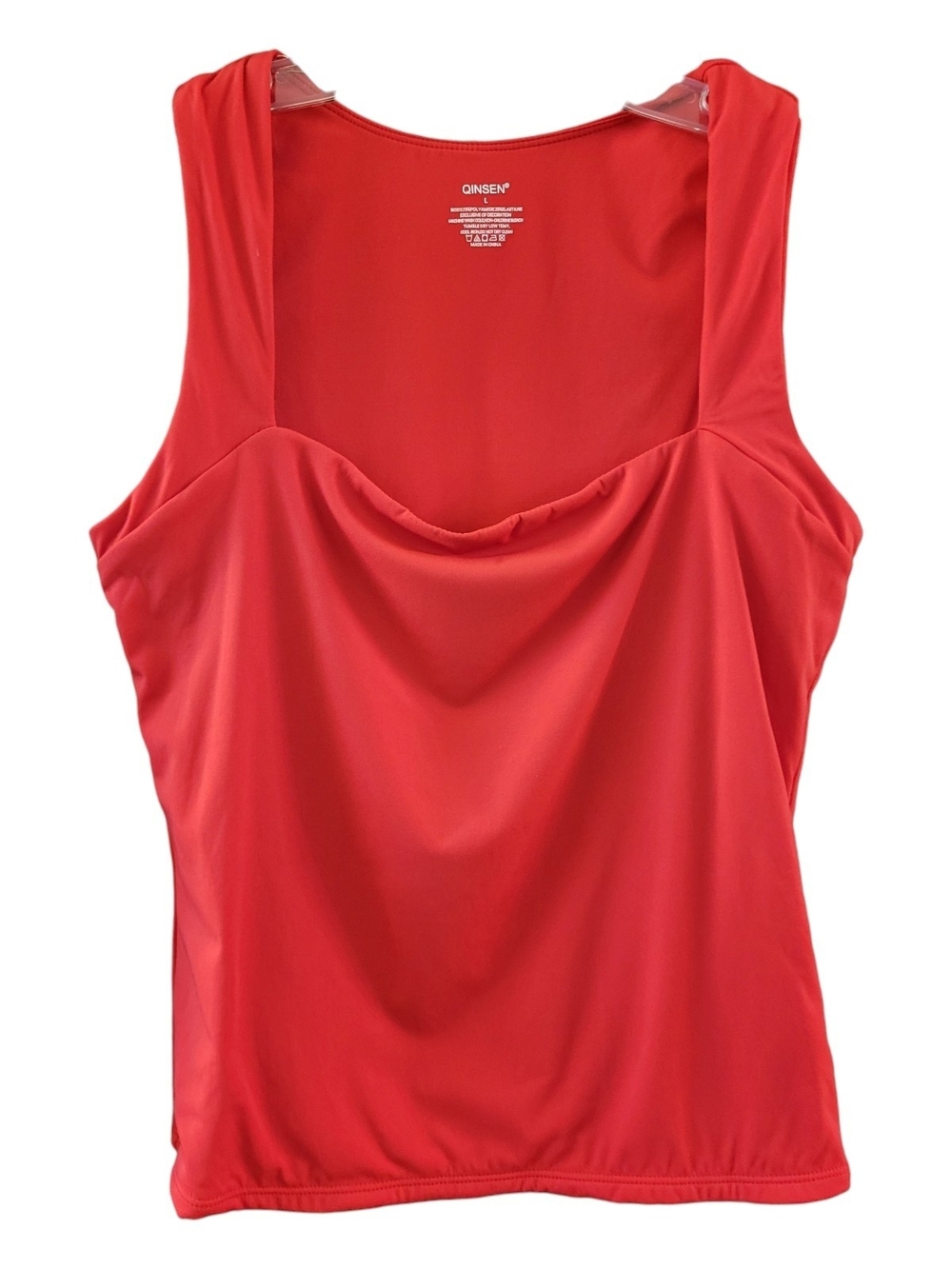NWT Women's Red Draped Tank Top - Size L